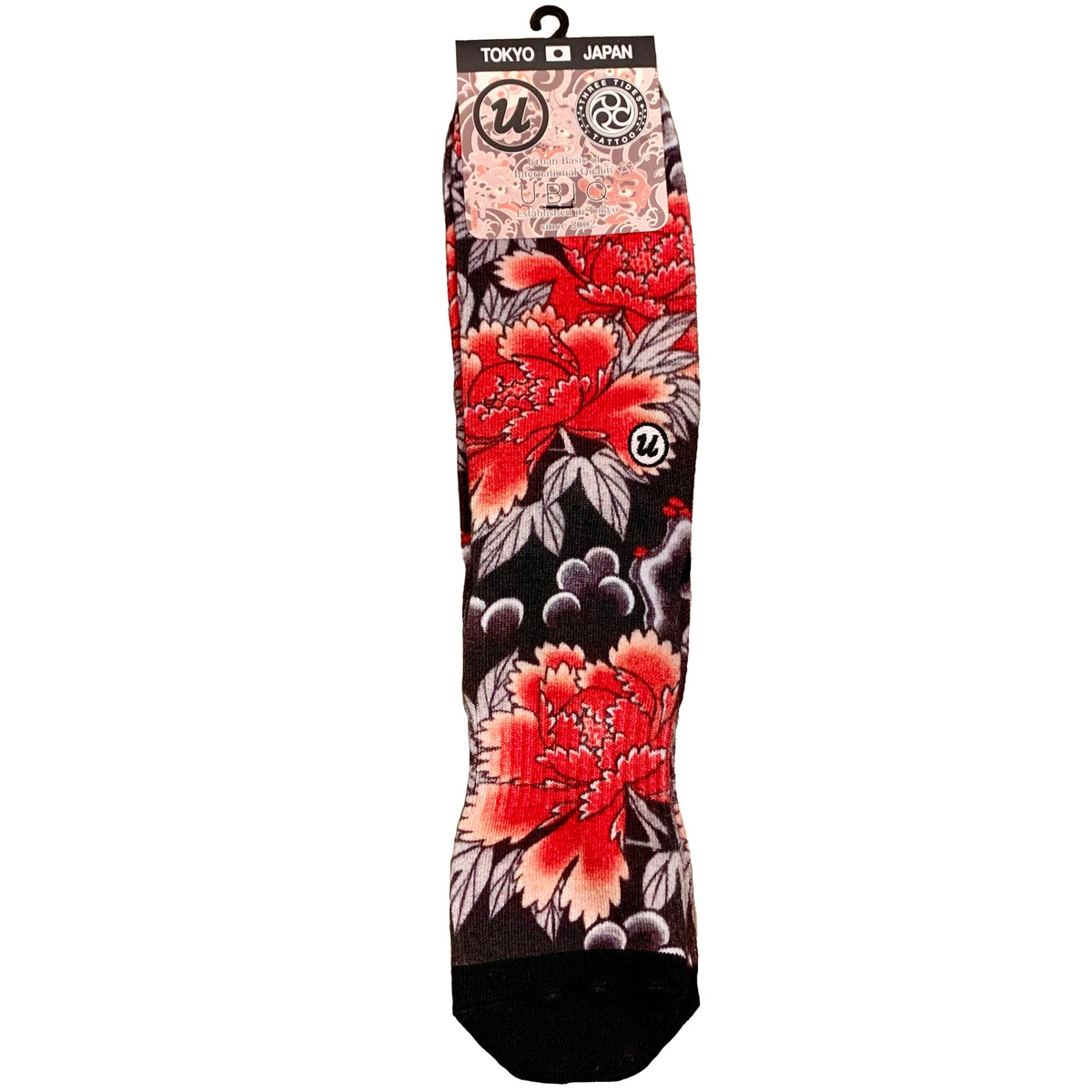 Botan by Ichibay - Three Tides Tattoo Irezumi Socks – Bonsai Boys Trading