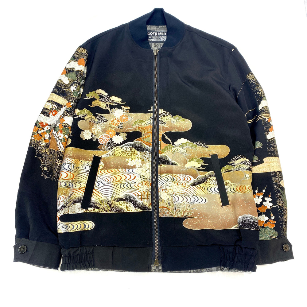 Cote Mer KIMONO reversible BOMBER JACKET (Bomber #56)