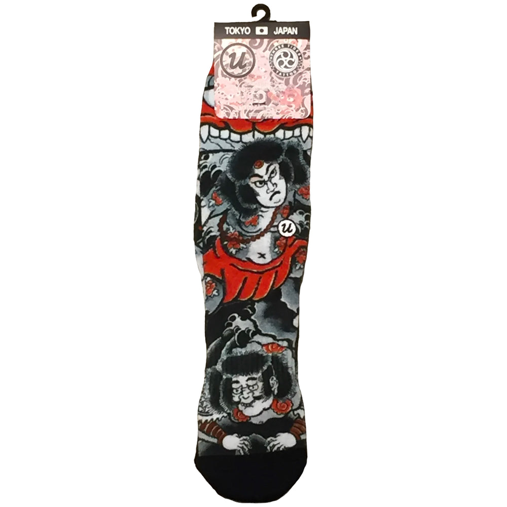 Suimonyaburi by Horihiro- Three Tides Tattoo Irezumi Socks